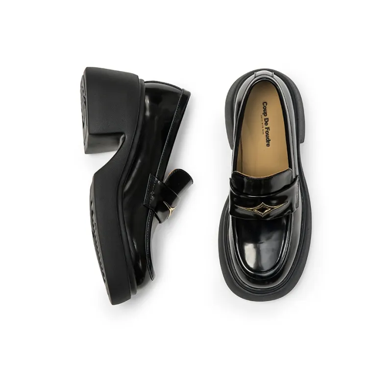 Coup De Foudre Loafers Women's Black/White-2