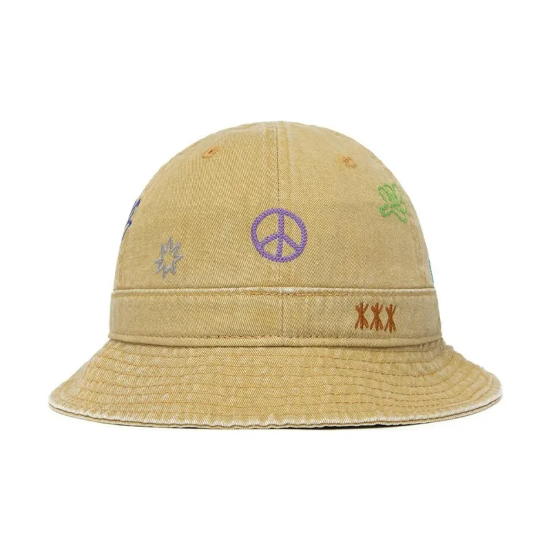 New Era Cotton Polyester Bucket Hats Unisex Brown-3