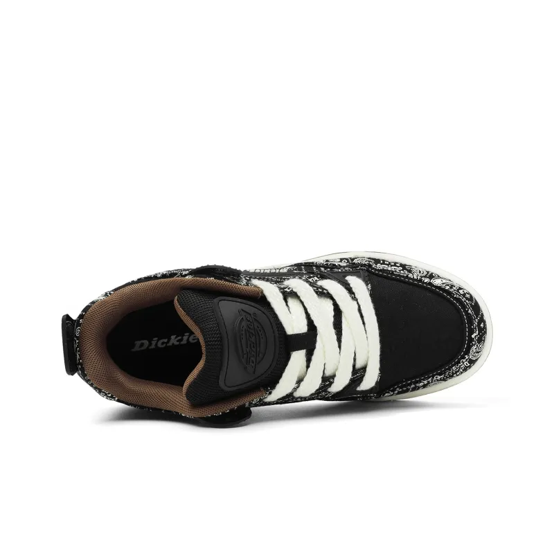 Dickies Low Top Skateboard Shoes Men's Black White-2