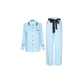 Yiner Life Pajama Set Women's Light Blue