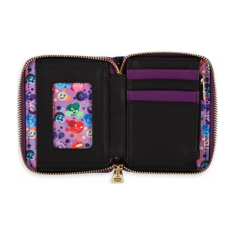 Disney Polyvinyl Chloride Wallet Unisex Dark Purple-2