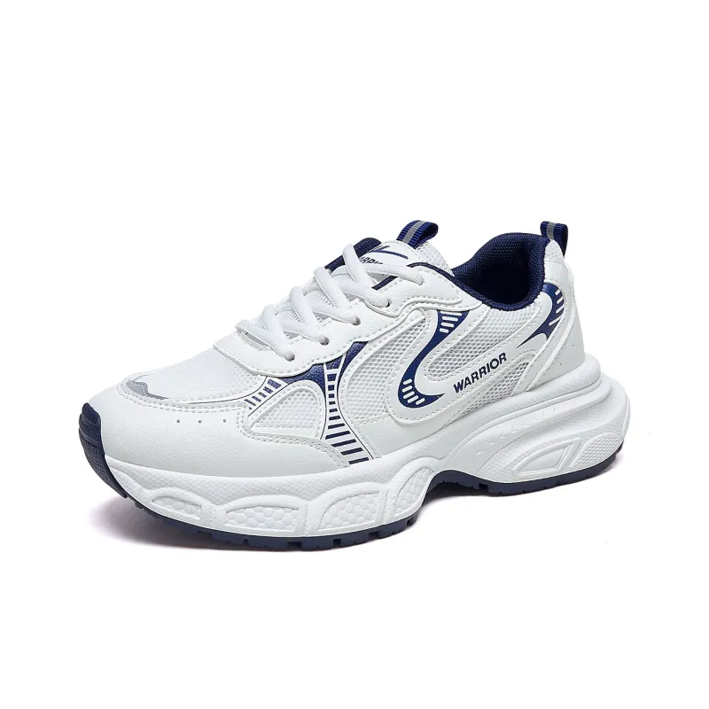Warrior Slip-Resistant Breathable Height Increasing Low-Top Chunky Sneakers Women's-2