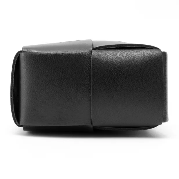 Bottega Veneta Mini Cassette Crossbody Black-4