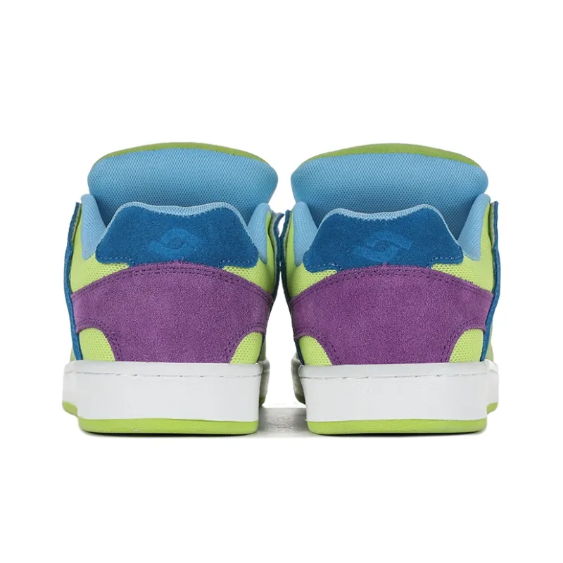 HOMDOON Anti Slip Wear Resistant Low Top Skateboard Shoes Unisex Multicolor-4