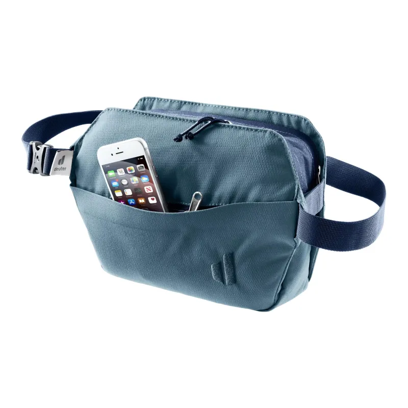 DEUTER Recycled Polyester One Shoulder Crossbody Fanny Pack Regular Unisex Ocean Blue-1