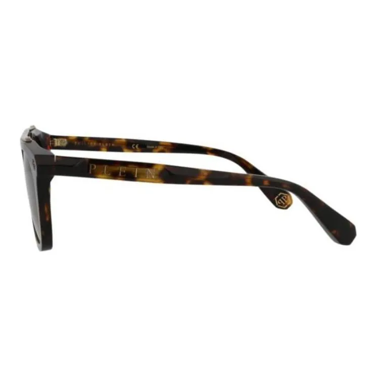 PHILIPP PLEIN Titanium Rectangular Sunglasses Men's Tortoiseshell-2
