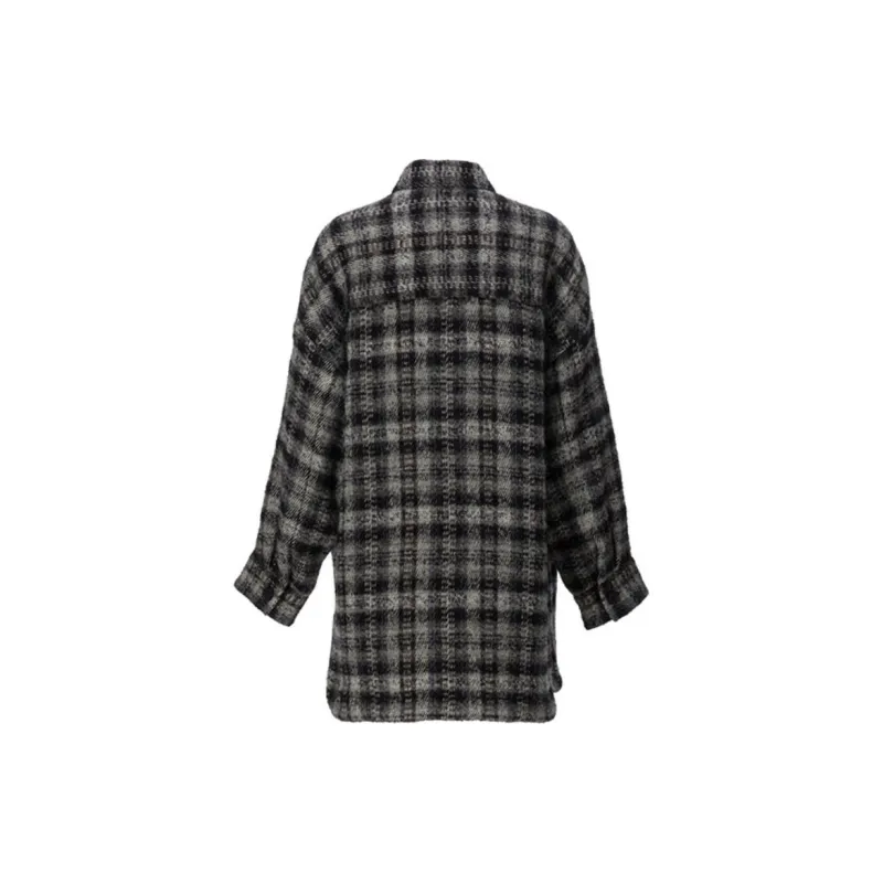 IRO NIGHT Shirt Women's Gray Black-1