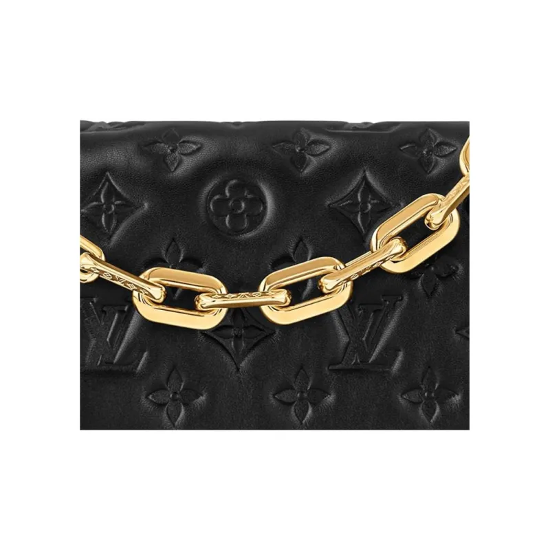 LOUIS VUITTON Pochette Coussin Black-3