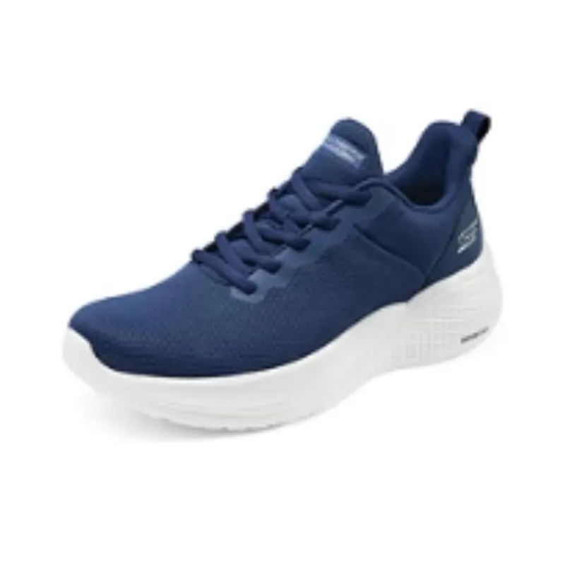 Skechers Shock Absorbers Slip Resistant Breathable Low Top Running Shoes Men's Blue-2