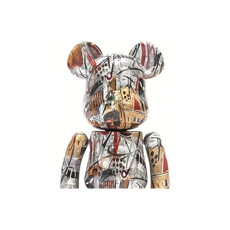 BE@RBRICK 200% Artistic Collection Ultra Alloy Collection Jean Michel Basquiat Ultra Alloy Trendy Figures 14.5cm-2