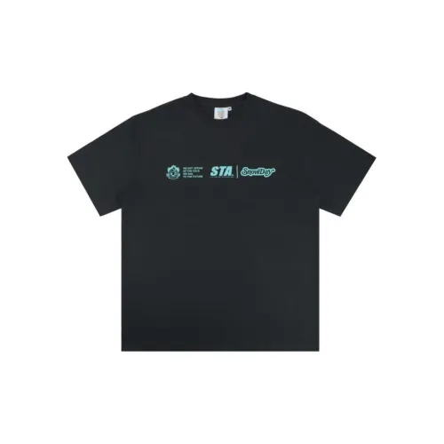 Snowday T-Shirts Unisex Black/Green Label