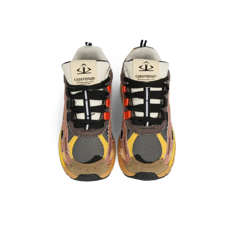 OHJC Anti Slip Wear Resistant Low Top Chunky Sneakers Women's-2