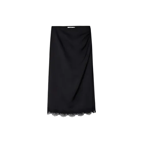 LILY Casual Long Skirts Women's 510 Black