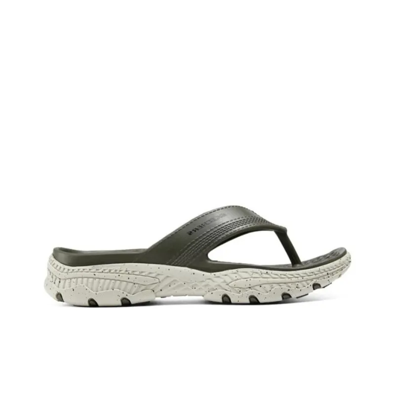 Skechers Quiet Flip Flops Men's Olive Green-1