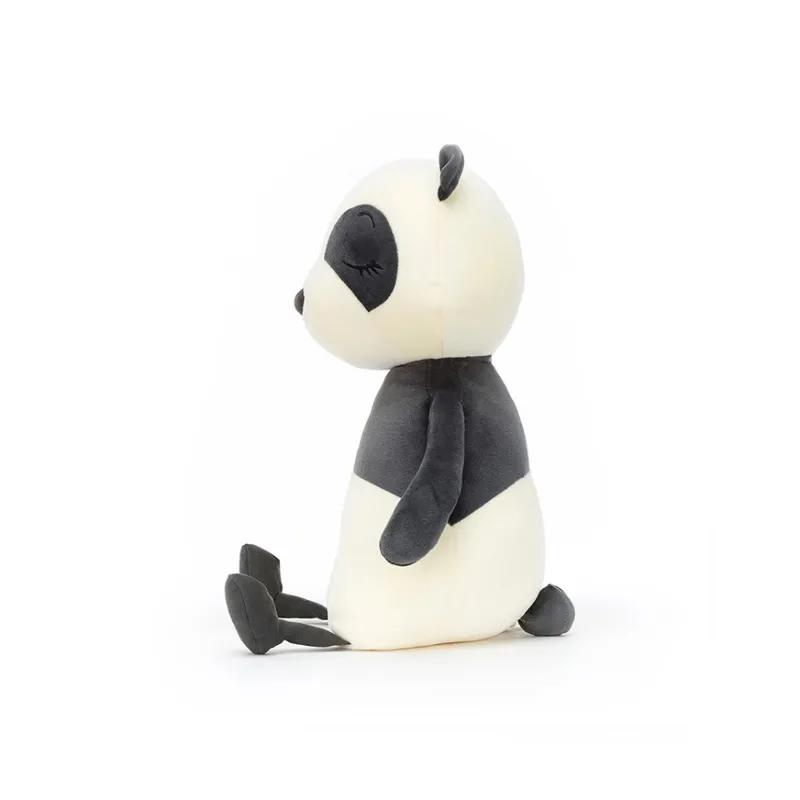 JELLYCAT Jungle Animal Collection Yearly Sleep Panda Dolls Plush Doll 24cm/36cm Height-3