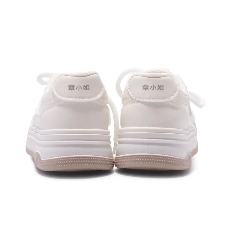 Miss Zhang Cushioned Slip Resistant Abrasion Resistant Low Top Casual Shoes Women's Beige-5
