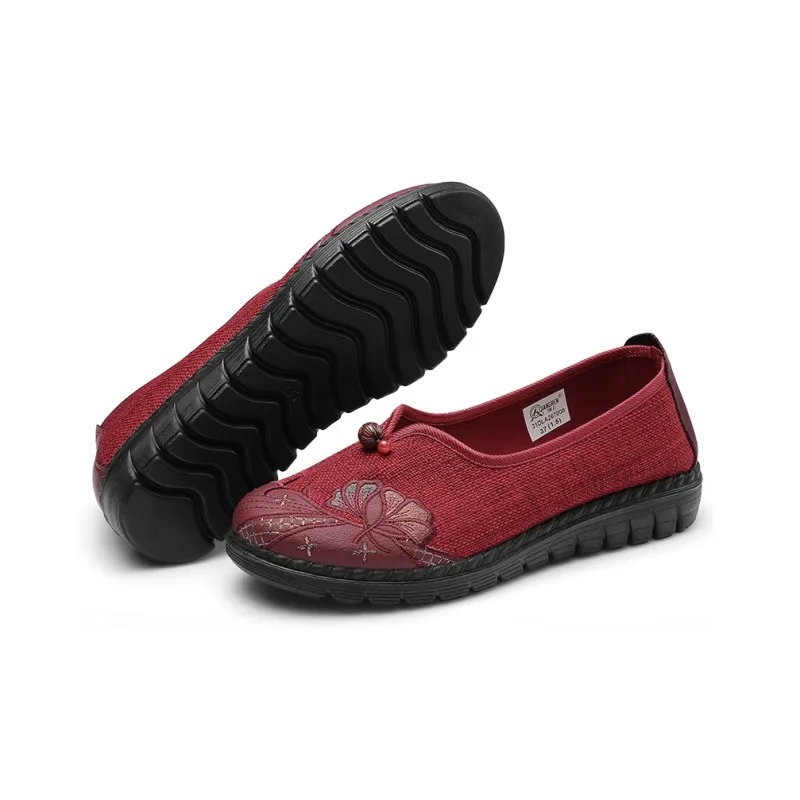 Strongman 3515 Women's Casual Shoes Black Red-9