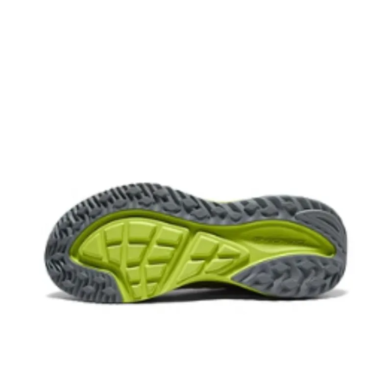 Skechers Cushioning Wear Resistant Low Top Casual Running Shoes Men's Green Yellow-4