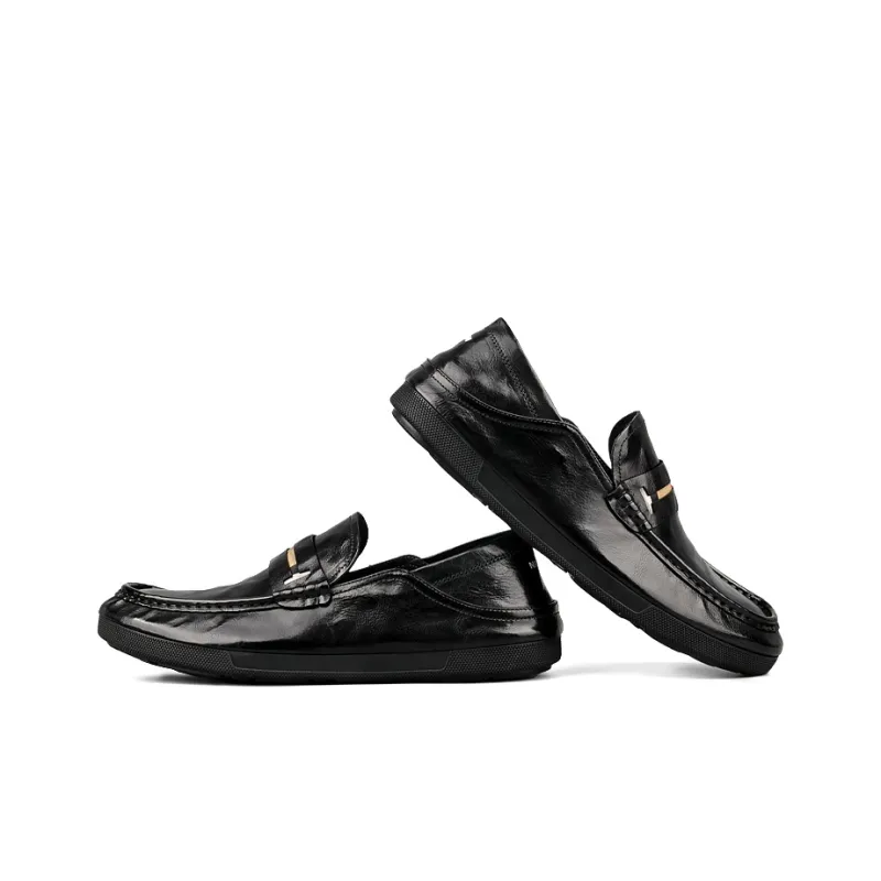New Korea Beanie Shoes Men's Black-4
