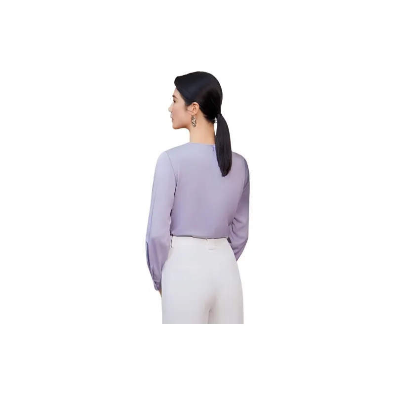 BBLLUUEE Shirt Women's Mist Purple-1