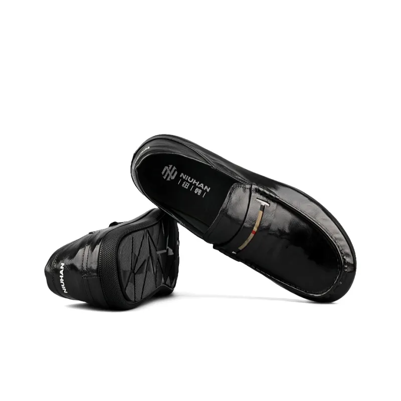 New Korea Beanie Shoes Men's Black-2