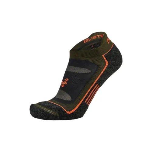 BALEGA Blister Resist No Show Tab Ankle Socks Unisex 1 Pack Green Pepper