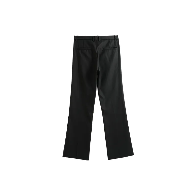 CELUCASN SS24 Casual Pants Unisex Black-1