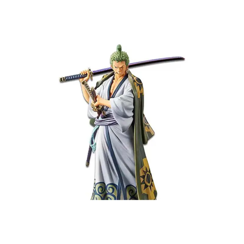 BANPRESTO Roronoa Zoro Glass Factory One Piece One Piece Grandline Men With Base Bonus Gift 18.3cm Scale Figures-2