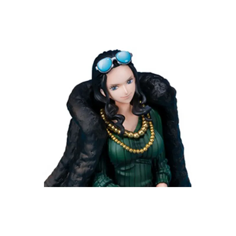 BANDAI Nico Robin Bandai Zero One Piece 20th Anniversary Commemoration Blue Gown Robin Scale Figures-2
