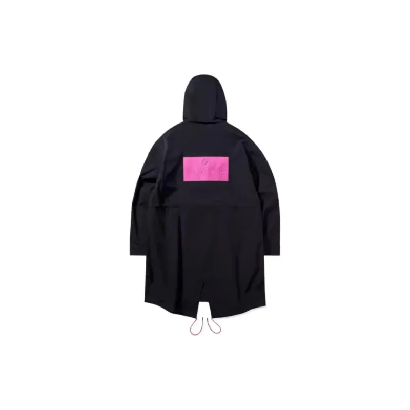 LINING Trench Coats Men Black-1