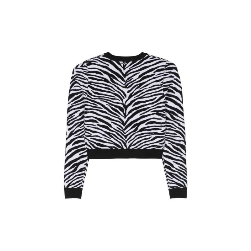 MICHAEL KORS Zebra print Cropped Cardigan-1