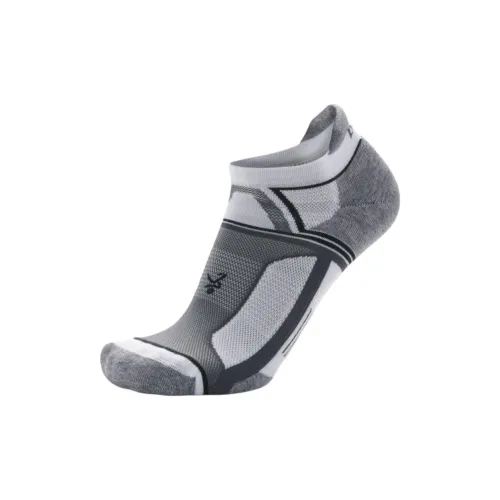 BALEGA Ankle Socks Unisex 1 Pack White Gray