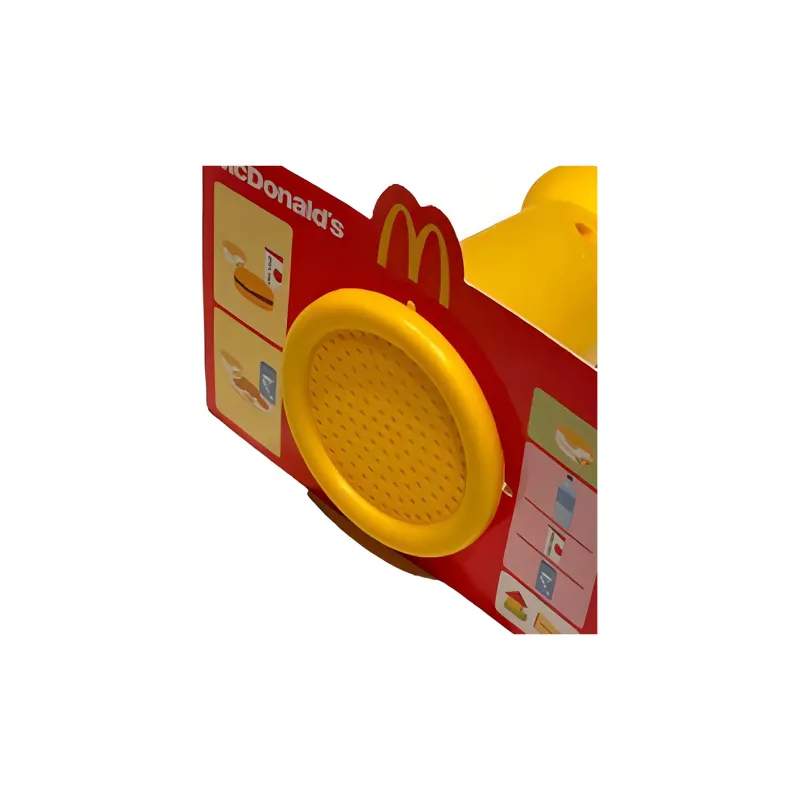 McDonald's Kids Set Dailu Speed Dining Room Ordering Microphone Yellow Toys-2