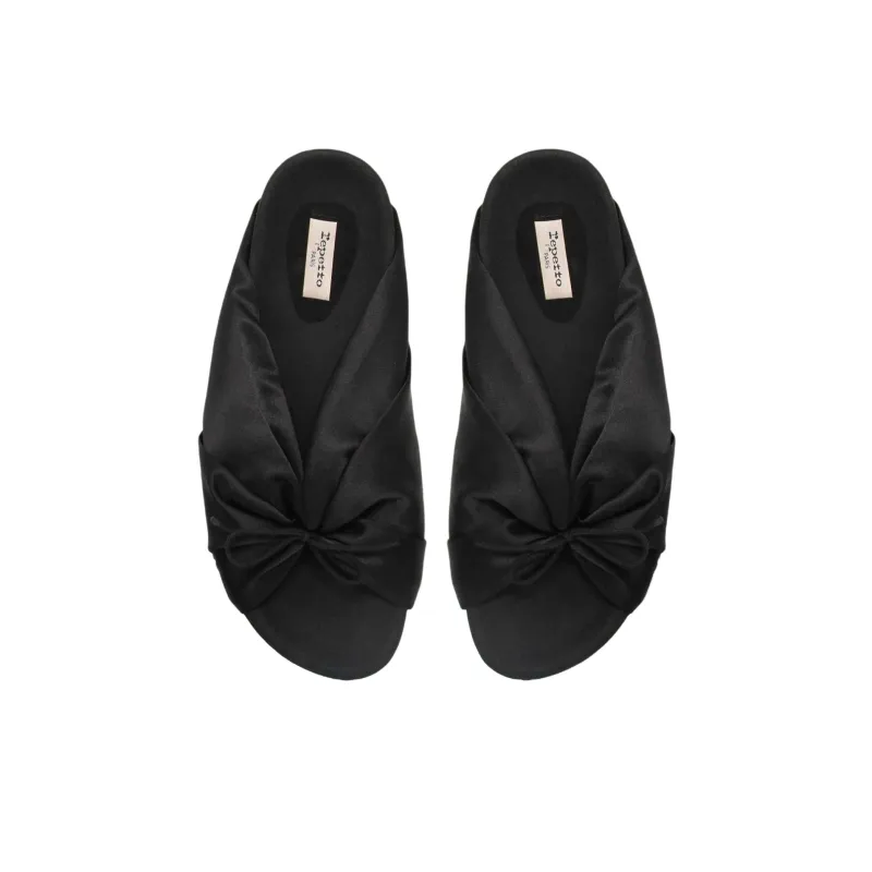 Repetto Slide Slippers Women's Black-3