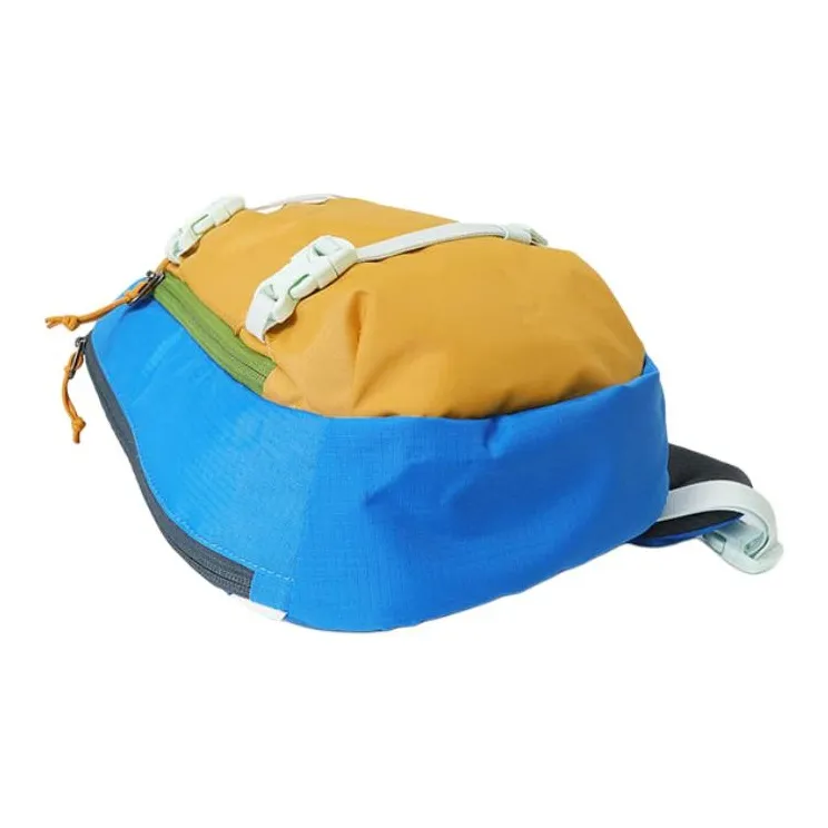 Patagonia Recycled Polyester Crossbody Bag, Shoulder Bag, Sling Bag Regular Unisex Blue & Orange-3