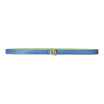 Ralph Lauren Double-Sided Design Smooth Buckle Cow Leather Leather Belts Unisex Multicolor Width 1.9CM
