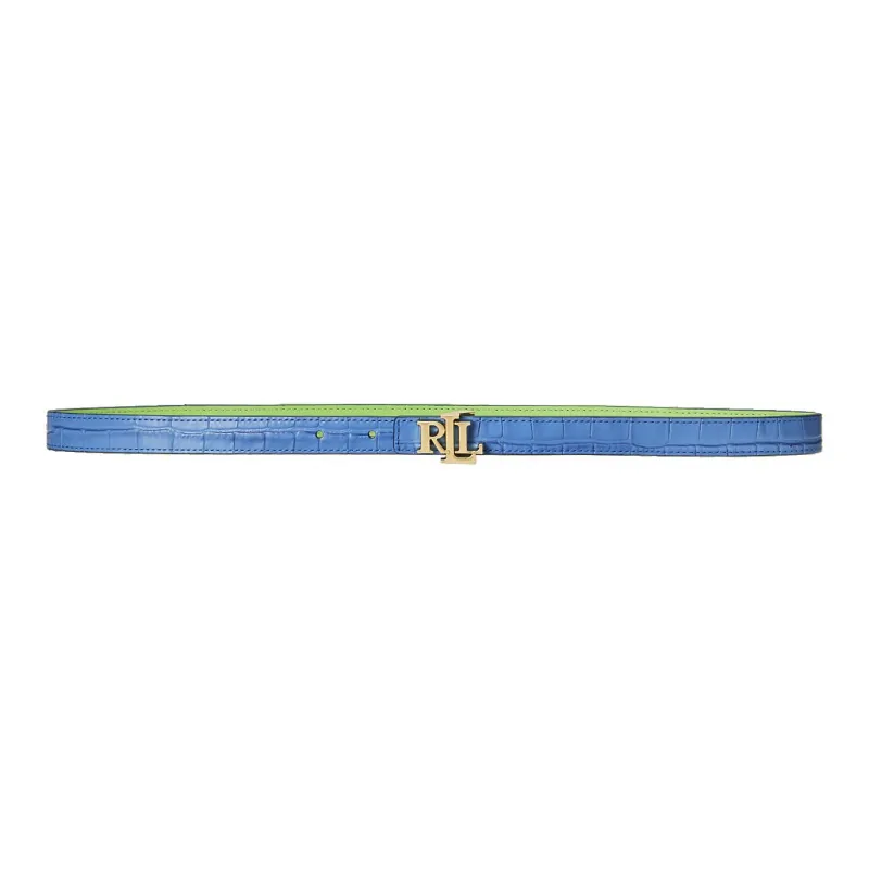 Ralph Lauren Double-Sided Design Smooth Buckle Cow Leather Leather Belts Unisex Multicolor Width 1.9CM-0