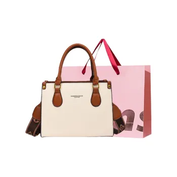 WHEELY BABY+ PU Shoulder Bag Regular Women's Ecru/Black/Khaki