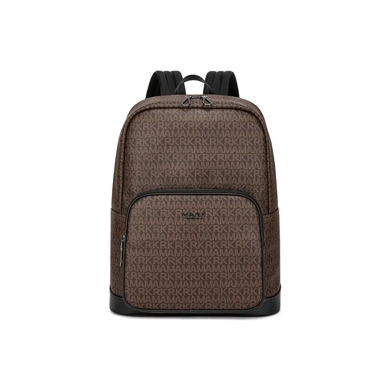 FAIRWHALE PVC Backpack Regular Unisex Graphite Gray/Dull Yellow Brown/Dusty Blue-8