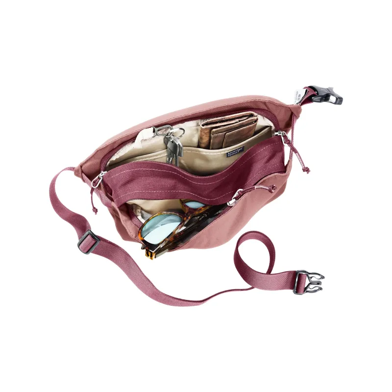 DEUTER Recycled Polyester One Shoulder Crossbody Fanny Pack Regular Unisex Chestnut-2