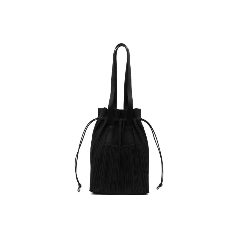 PLEATS PLEASE ISSEY MIYAKE Pleated Drawstring Tote Bag-1