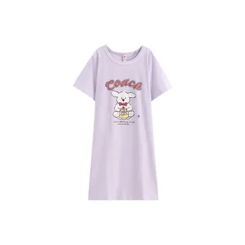 FENTENG Nightgown Women's Taro Purple