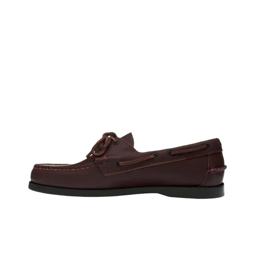 Sebago Boat Shoes Men Brown Red