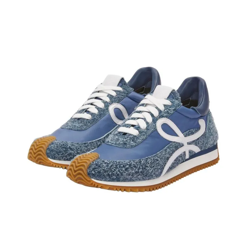 LOEWE Flow Runner Low Top Casual Shoes Men's Blue-3