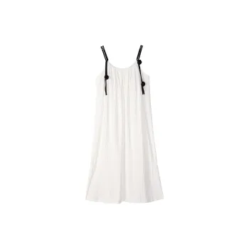 Song Qianya Nightgown Women's White