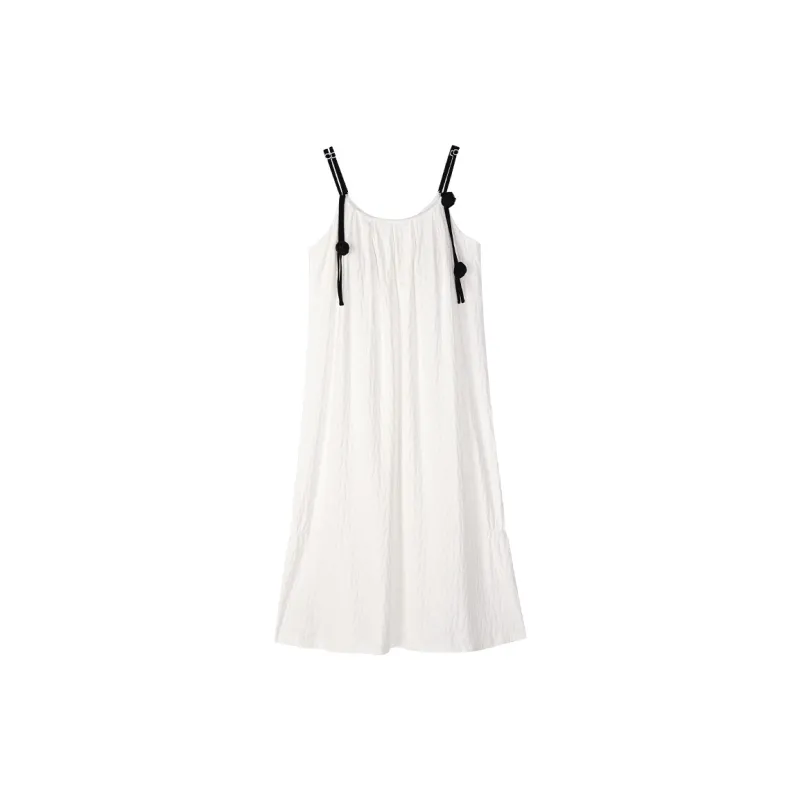 Song Qianya Nightgown Women's White-0