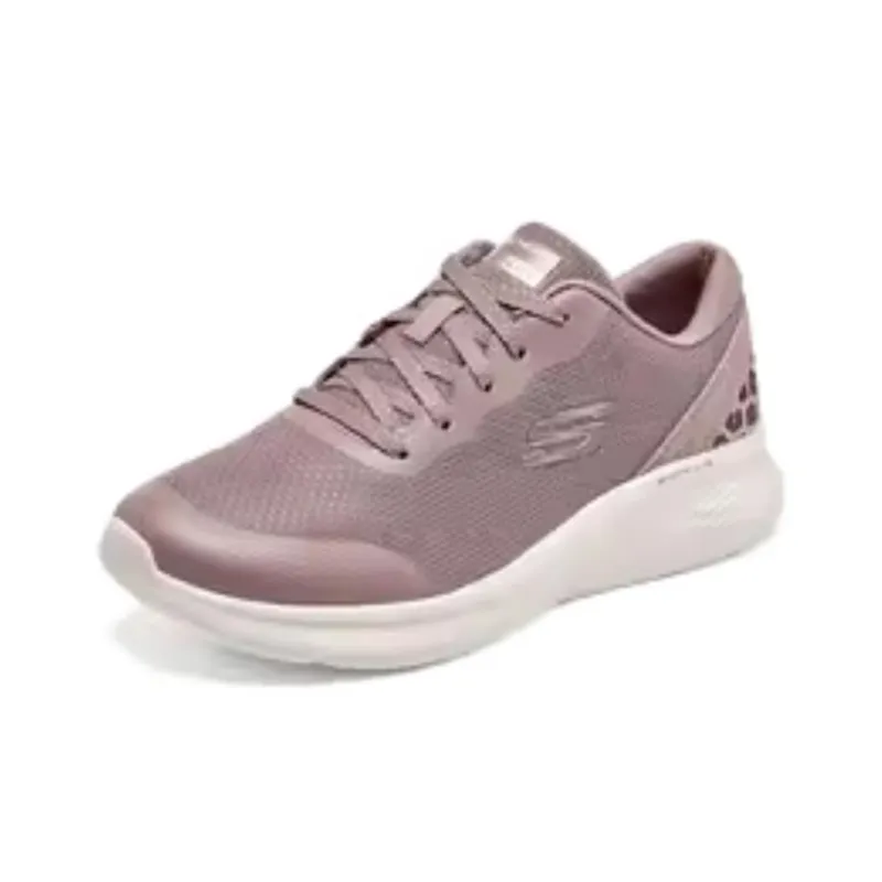 Skechers Cushioning Wear Resistant Low Top Casual Running Shoes Women's Pink-3