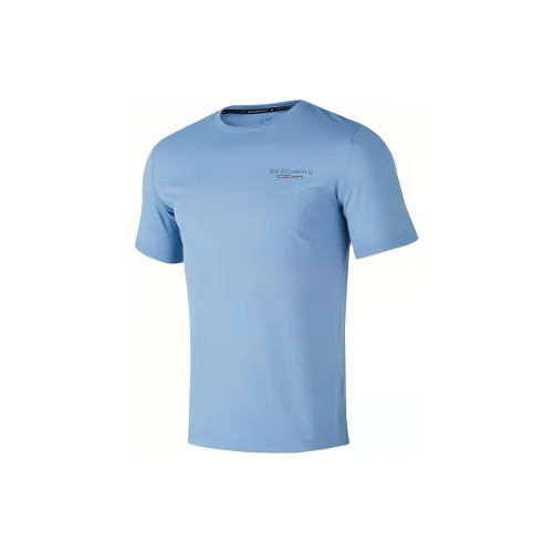 Skechers T-Shirts Men Allure Blue/00MU