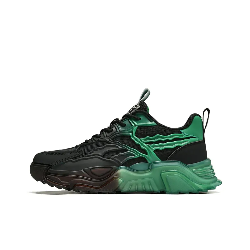 Abango Casual Shoes Men Low Top Blue/Green-4