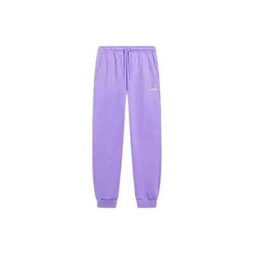 LINING Sports Life Collection Knitted Sweatpants Women's Vero Rose Purple